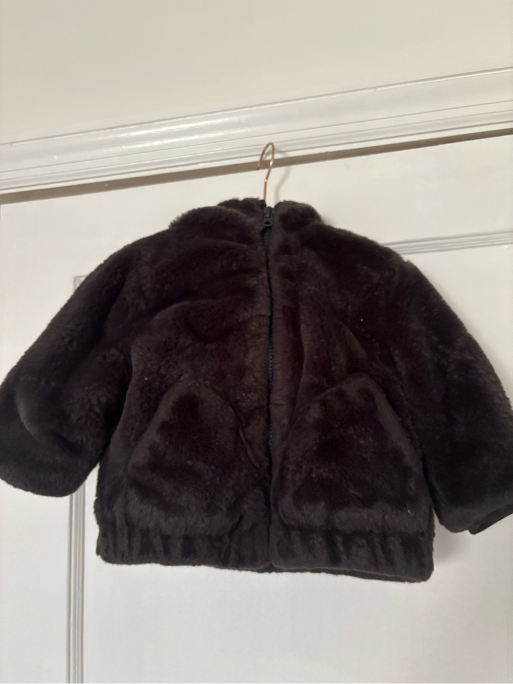 ZARA Kids Faux Fur Jacket